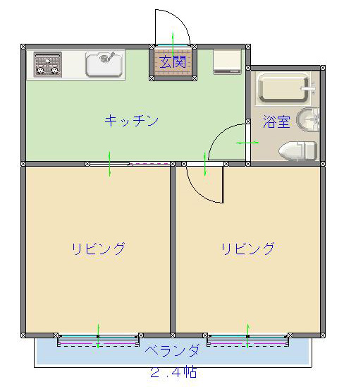 タイプ2の間取り図